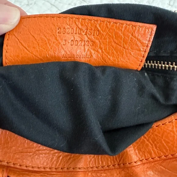 Balenciaga Velo Orange Crossbody Bag - Picture 5 of 15